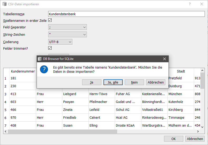 DB Browser für SQLite